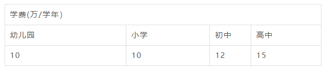 2023年天津市海嘉國際學(xué)校招生學(xué)費